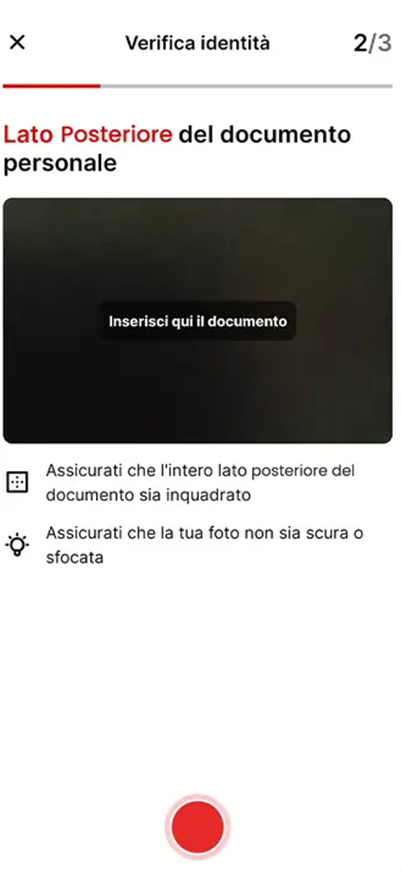 Fronte documento