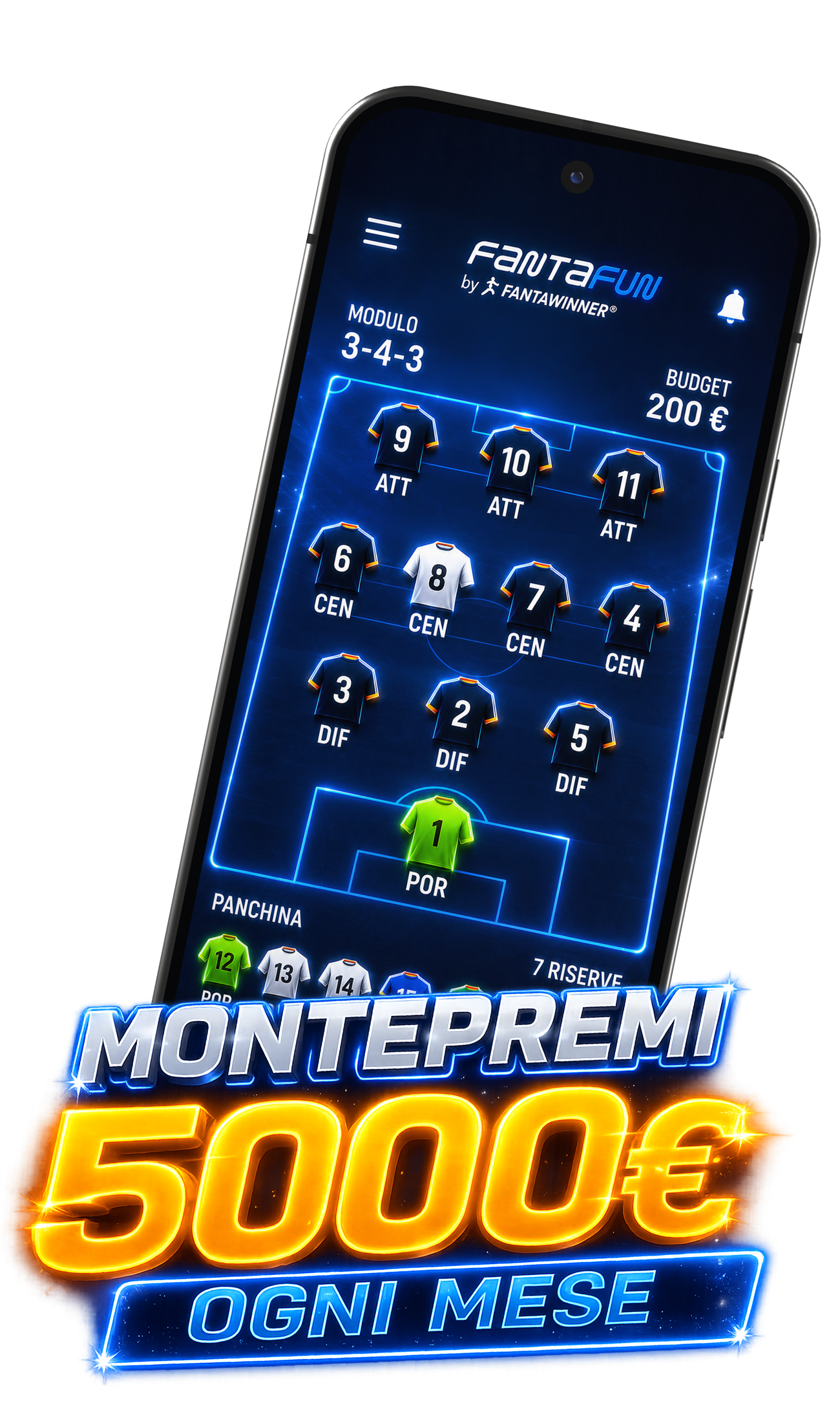 Formazione FantaFun su smartphone